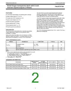 浏览型号LVC573A的Datasheet PDF文件第2页