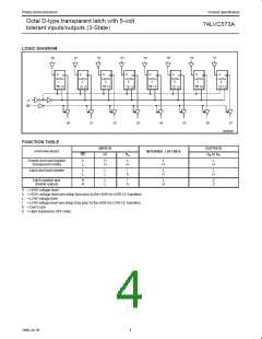 浏览型号LVC573A的Datasheet PDF文件第4页