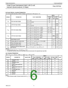 浏览型号LVC573A的Datasheet PDF文件第6页
