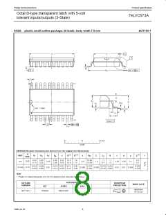 浏览型号LVC573A的Datasheet PDF文件第8页
