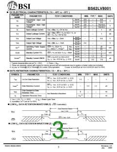 浏览型号BS62LV8001FIG70的Datasheet PDF文件第3页