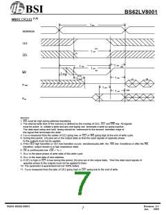 浏览型号BS62LV8001FIG70的Datasheet PDF文件第7页