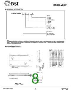 浏览型号BS62LV8001FIG70的Datasheet PDF文件第8页