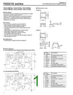 浏览型号FA5310的Datasheet PDF文件第1页