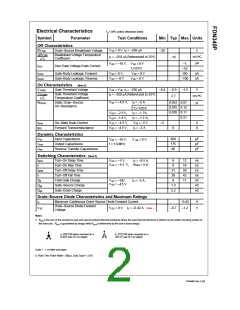 浏览型号FDN340P的Datasheet PDF文件第2页