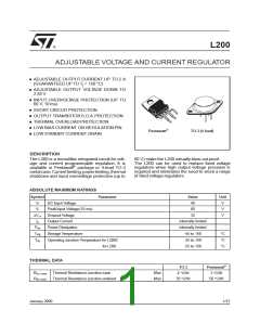 浏览型号L200的Datasheet PDF文件第1页