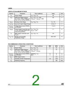 浏览型号L6205D的Datasheet PDF文件第2页