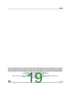 浏览型号L9935的Datasheet PDF文件第19页