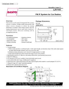 浏览型号LA1143的Datasheet PDF文件第1页
