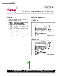 浏览型号LA1145的Datasheet PDF文件第1页