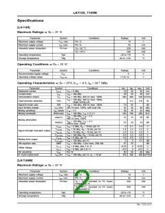 浏览型号LA1145的Datasheet PDF文件第2页
