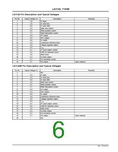 浏览型号LA1145的Datasheet PDF文件第6页