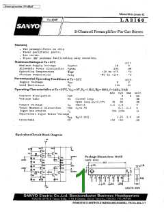 浏览型号LA3160的Datasheet PDF文件第1页