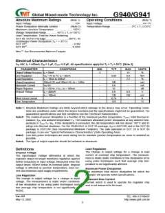 浏览型号G940T21U的Datasheet PDF文件第2页