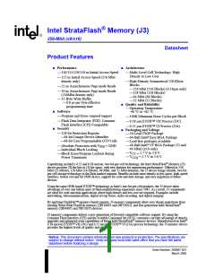 浏览型号GE28F256J3C-120的Datasheet PDF文件第1页