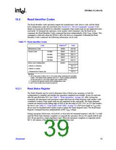 浏览型号GE28F256J3C-120的Datasheet PDF文件第39页