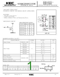 浏览型号KRA105S的Datasheet PDF文件第1页