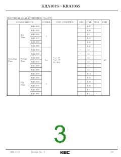 浏览型号KRA105S的Datasheet PDF文件第3页