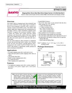 浏览型号STK672-080的Datasheet PDF文件第1页