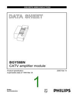 浏览型号BGY588N的Datasheet PDF文件第1页