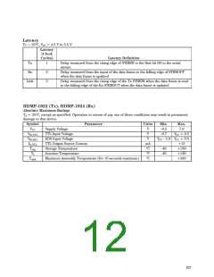 浏览型号HDMP-1024的Datasheet PDF文件第12页