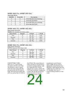 浏览型号HDMP-1024的Datasheet PDF文件第24页