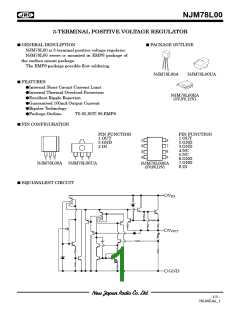 浏览型号NJM78L00的Datasheet PDF文件第1页