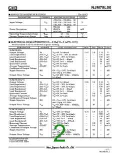 浏览型号NJM78L00的Datasheet PDF文件第2页