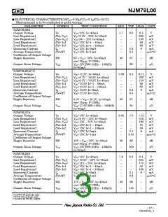 浏览型号NJM78L00的Datasheet PDF文件第3页