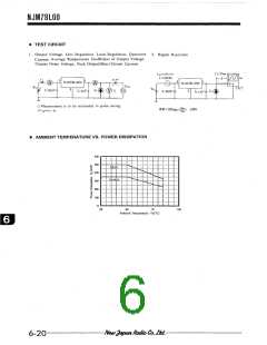 浏览型号NJM78L00的Datasheet PDF文件第6页