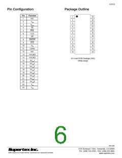 浏览型号HV513的Datasheet PDF文件第6页