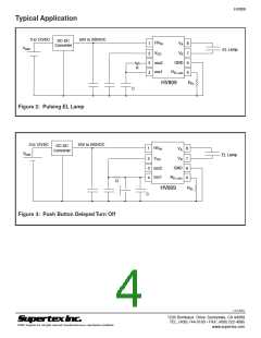 浏览型号HV809的Datasheet PDF文件第4页