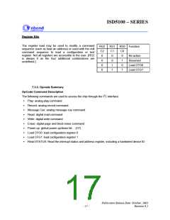 浏览型号I5102EYI的Datasheet PDF文件第17页