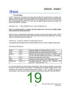 浏览型号I5102EYI的Datasheet PDF文件第19页