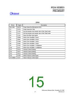 浏览型号I5216S的Datasheet PDF文件第15页