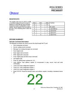 浏览型号I5216的Datasheet PDF文件第22页