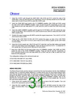 浏览型号I5216的Datasheet PDF文件第31页