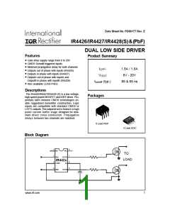 浏览型号IR4426的Datasheet PDF文件第1页