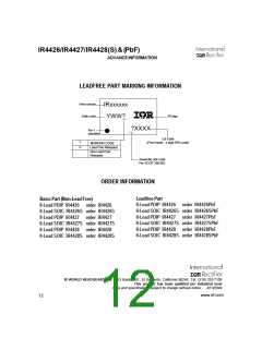 浏览型号IR4426的Datasheet PDF文件第12页
