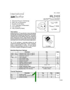 浏览型号IRL3103的Datasheet PDF文件第1页