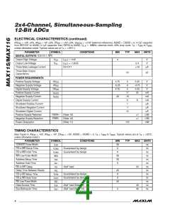 浏览型号MAX116EAX的Datasheet PDF文件第4页