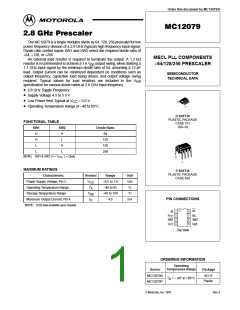 浏览型号MC12079的Datasheet PDF文件第1页