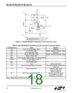 浏览型号SI3210-KT的Datasheet PDF文件第18页