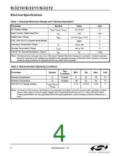 浏览型号SI3210-KT的Datasheet PDF文件第4页