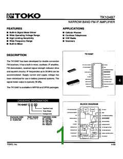 浏览型号TK10487的Datasheet PDF文件第1页