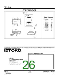 浏览型号TK11580的Datasheet PDF文件第26页