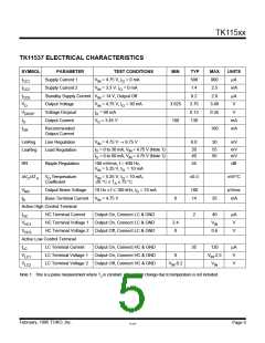 浏览型号TK11580的Datasheet PDF文件第5页