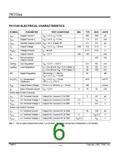 浏览型号TK11580的Datasheet PDF文件第6页