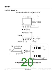 浏览型号X4045S8I-4.5A的Datasheet PDF文件第20页