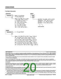 浏览型号X5043M8I-4.5A的Datasheet PDF文件第20页